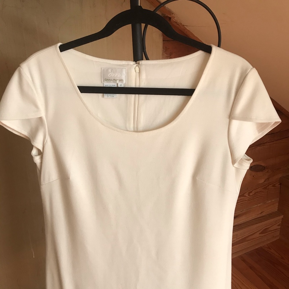 Donna Morgan Black-and-White Dress, EUC, 10 - Picture 3 of 16
